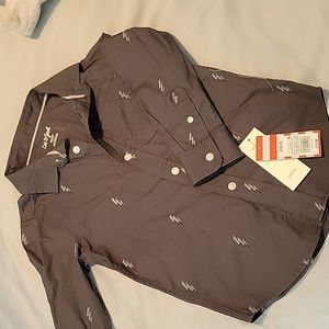 NwT Toddler boys lingerie sleeve button-down